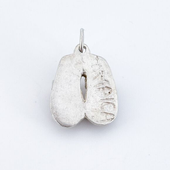 Vintage Sterling Silver 925 Birkenstock Sandal Charm Pendant - Picture 5 of 7